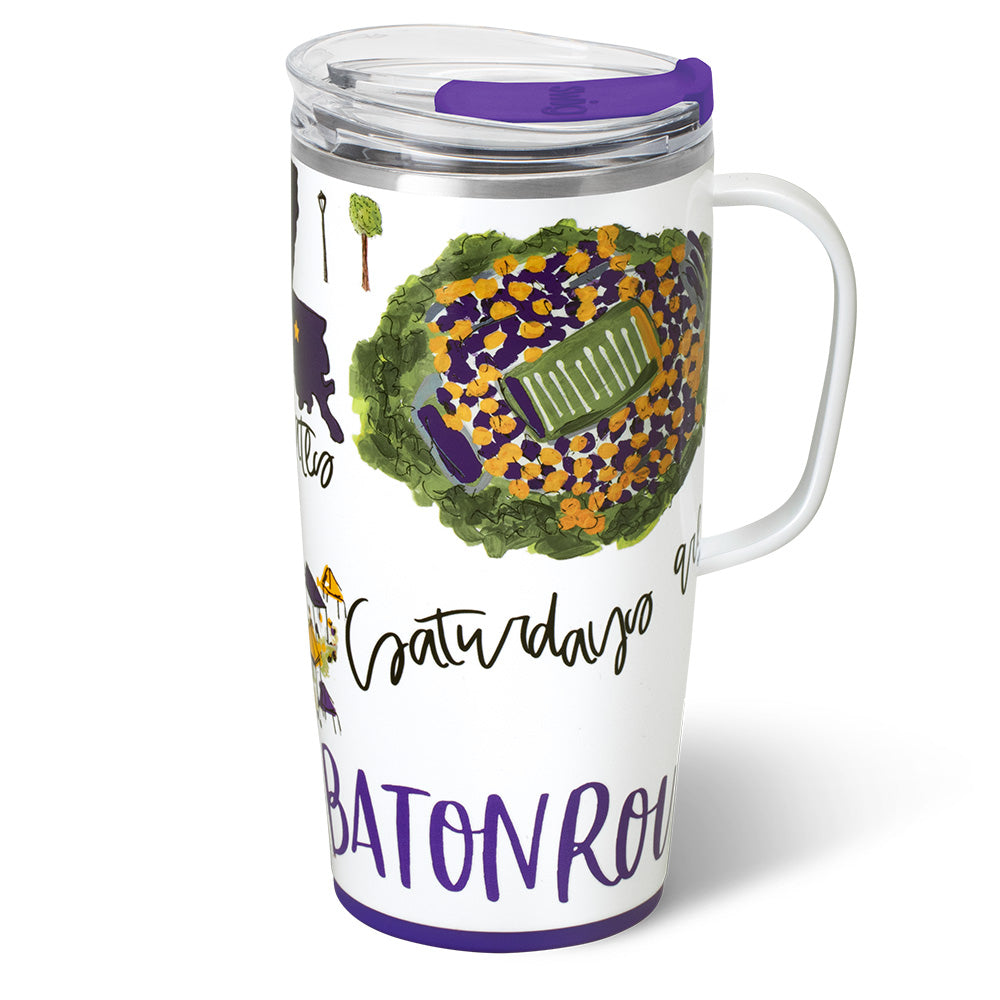 Saturdays in Baton Rouge Travel Mug 22oz