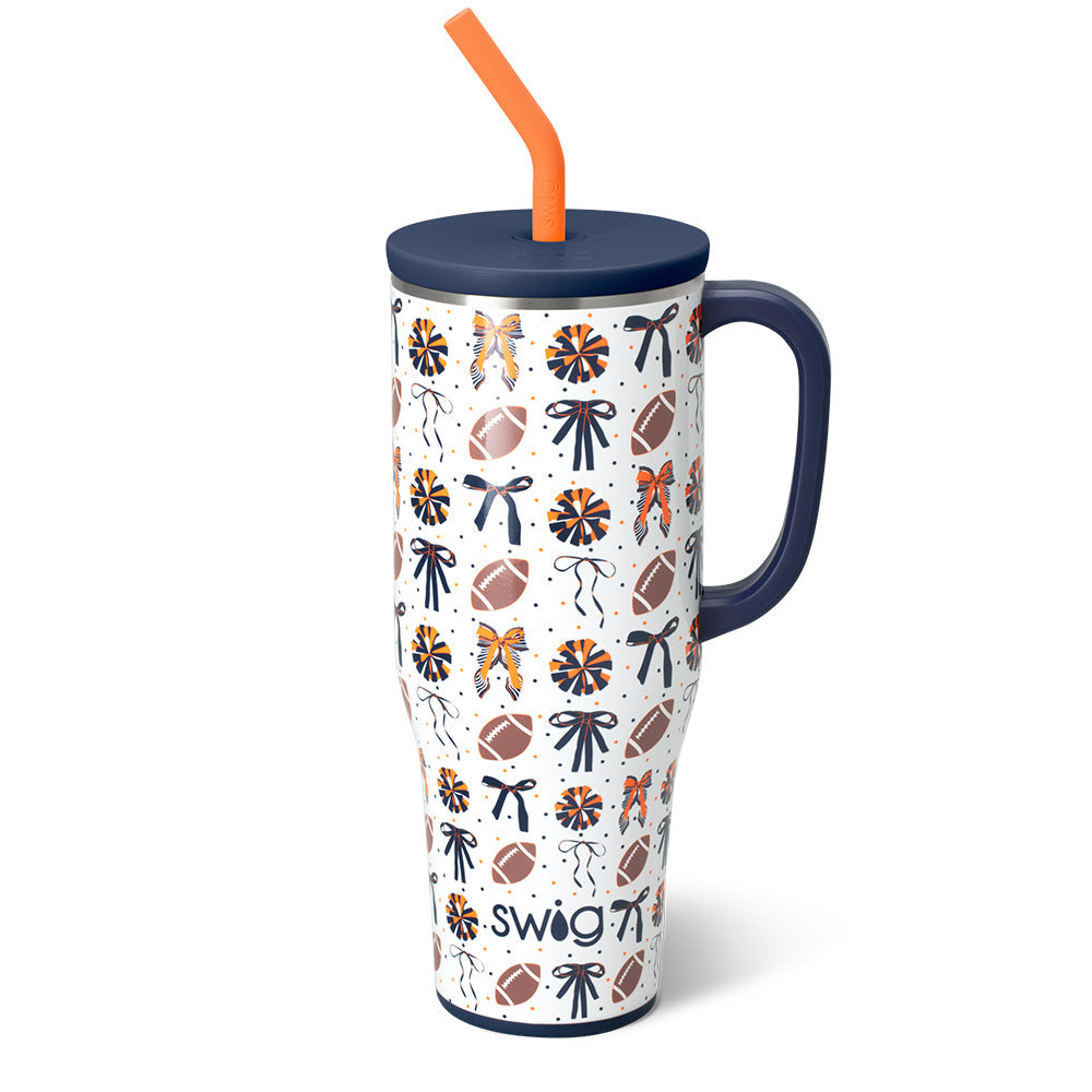 We've Got Spirit Navy + Orange Mega Mug 40oz