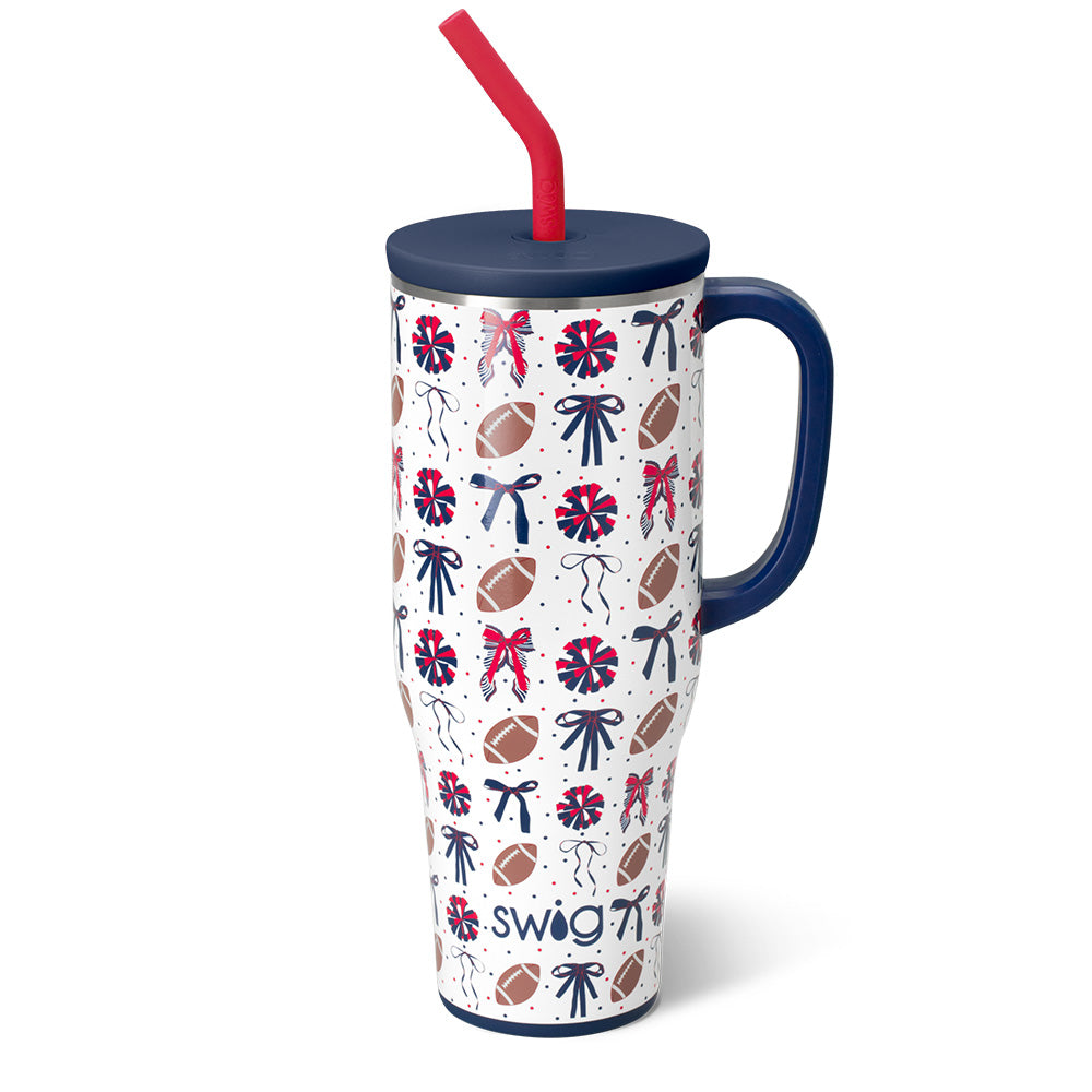 We've Got Spirit Navy + Red Mega Mug 40oz