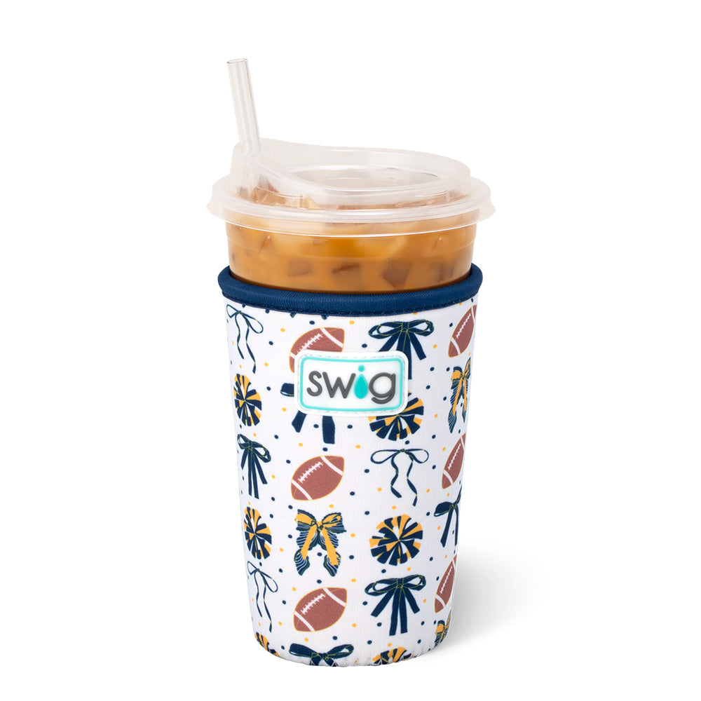 We've Got Spirit Navy + Yellow Medium Iced Cup Coolie
