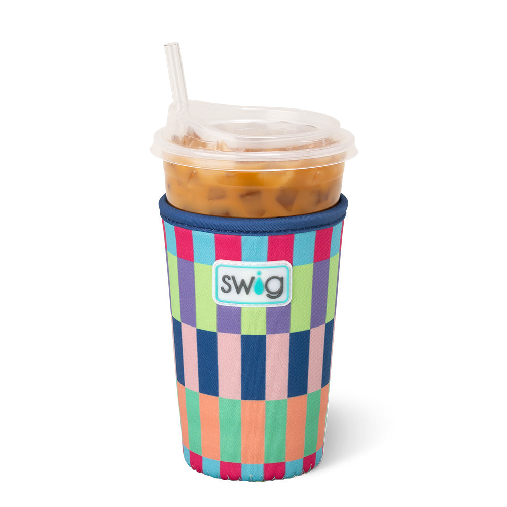 Brite Stripe Medium Iced Cup Coolie