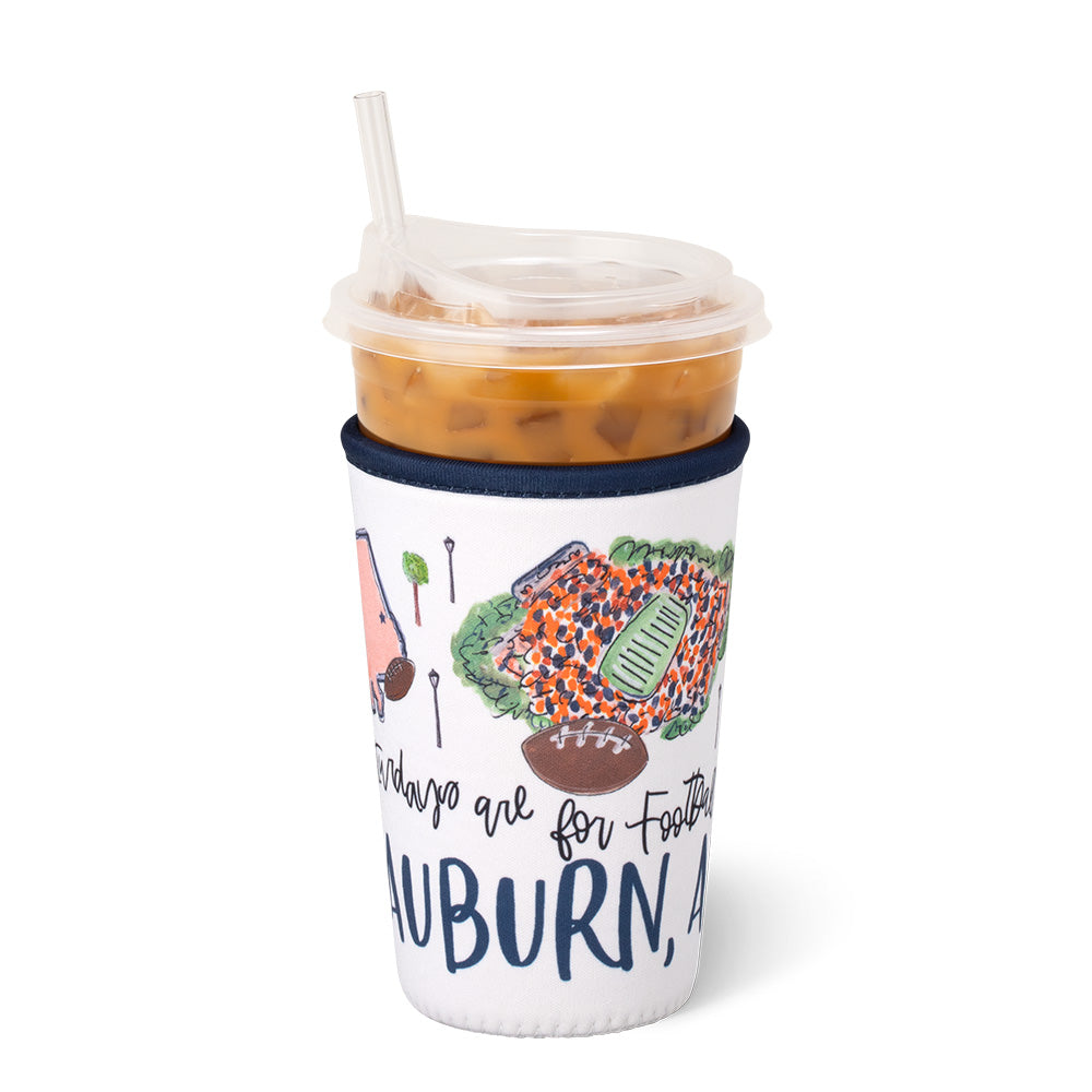 Saturdays in Auburn Medium Iced Cup Coolie