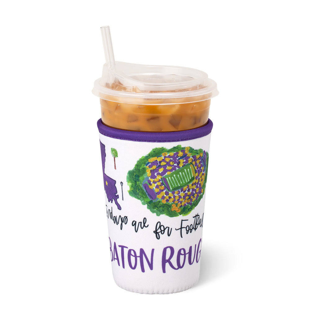 Saturdays in Baton Rouge Medium Iced Cup Coolie