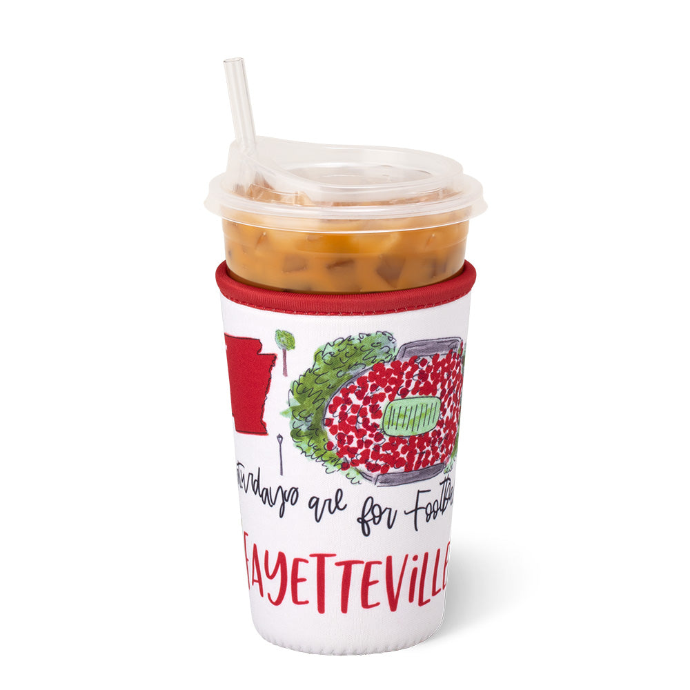 Saturdays in Fayetteville Medium Iced Cup Coolie