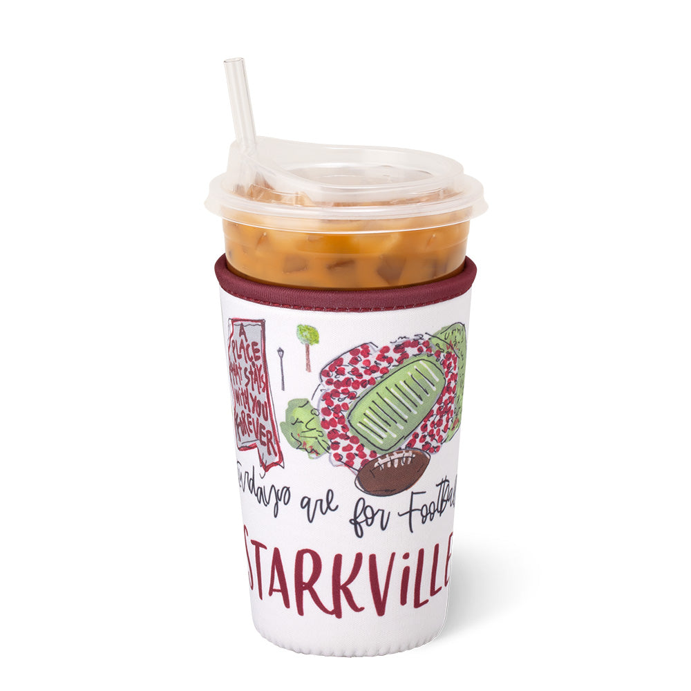 Saturdays in Starkville Medium Iced Cup Coolie