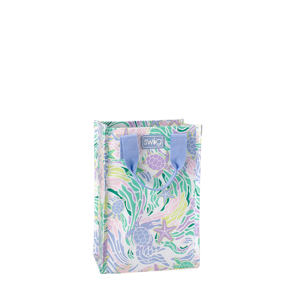 Sea Swirl Reusable Gift Bag Tall